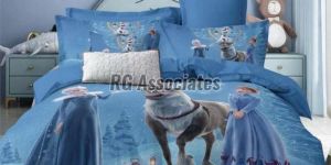 Cotton Digital Print Double Bedsheet