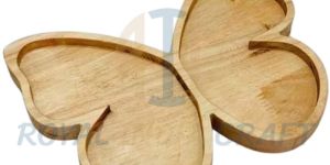 Wooden Butterfly Tray