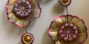 Four Sunflower Wall Art