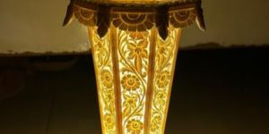 Handmade Buffalo Bone Lamp