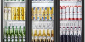 Triple Door Back Bar Cooler