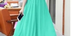 Ladies Plain Maxi Dress