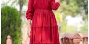 Ladies Plain One Piece Dress