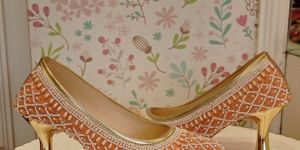 Ladies Party Wear High Heels Belly Sandal