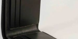 Mens Black Leather Wallet