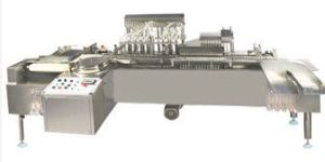 Automatic Eight Head Liquid Vial Filling with Rubber Stoppering Machine