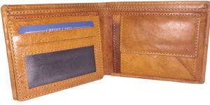 mens leather wallet #07862