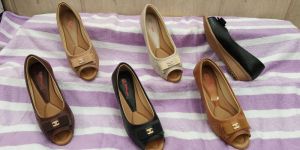 Ladies Fancy Peep Toe Belly