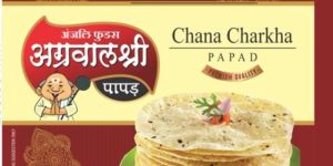 Chana Masala Papad