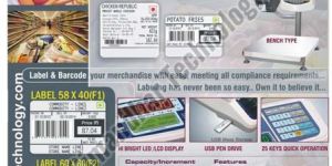 Weighing Scale Machine Barcodle