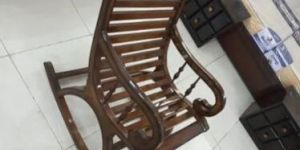 Teak Wood Rocking Chair