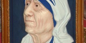 Mother Teresa Relief Wall Hanging