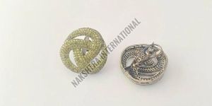 Silver Oxidized Earrings