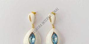White Aquamarine Earrings