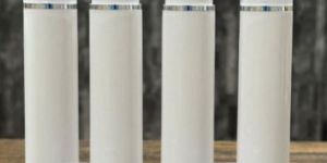 PP Airless White with Silver Line