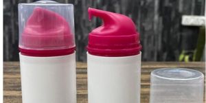 White Olay Airless with Pink Pump