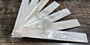 White Mother of Pearl Guitar Saddle Blanks
