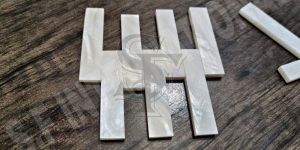 White Mother of Peral Guitar Nut Blanks