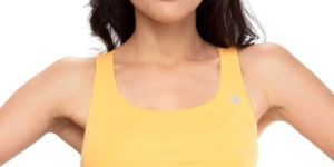 Yellow Non Padded Sports Bra