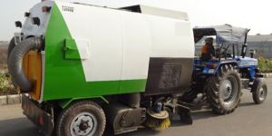 Brolis T2100D 2CBM Tractor Trailed Vacuum Road Sweeping Machine