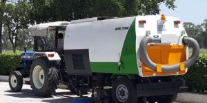 Brolis T2100D 4CBM Tractor Trailed Vacuum Road Sweeping Machine