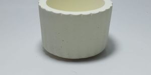 Handmade Empty Cylindrical Gypsum Candle Holders