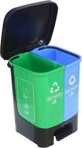 Twin Pedal Waste Bin