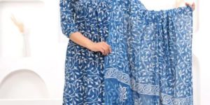 Nayra Cut Suit Set Hand Block Printed