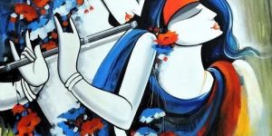 Radha Krishna Painting