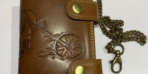 Leather Chain Wallet