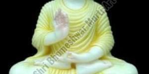 White Marble Buddha Statue