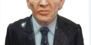 White Marble Human Bust