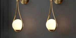 Metal Decorative Badminton Wall Light