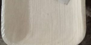 Plain Square Areca Leaf Plate