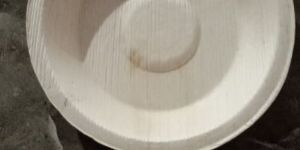 Plain Round Areca Leaf Plate