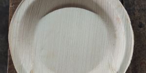 White Round Areca Leaf Plate