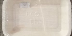 Areca Leaf Rectangle Plate