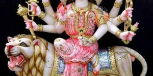 Marble Durga Mata Statue