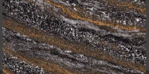 Ebony Graphite Glazed Vitrified Floor Tiles