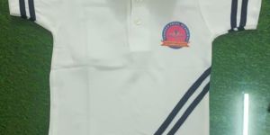 Boys School Uniform Cotton White T-Shirt