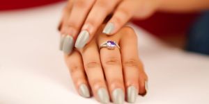 Stylish Zircon Sterling Silver Ring