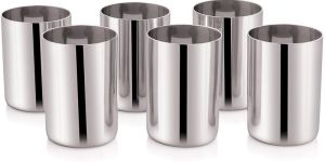 Amrapali Plain Stainless Steel Glass