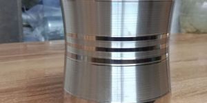 Stainless Steel Damru Glass