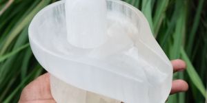 Selenite Jaladhari Shivling