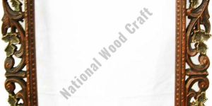 Vintage Wooden Wall Mirror