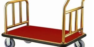 Brass Luggage Trolley