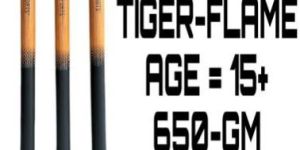 Tiger Flame Plastic Cricket Stump