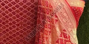 Orange Chiffon Sarees