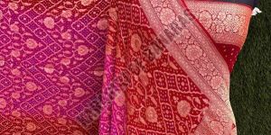 Red Chiffon Sarees