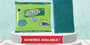 XTRAA SAFAI SCRUB PAD 3x5 10MM PAD (POUCH PACK)